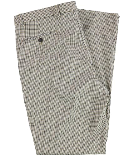 Tommy Hilfiger Mens TH Flex Stretch Plaid Casual Trouser Pants3