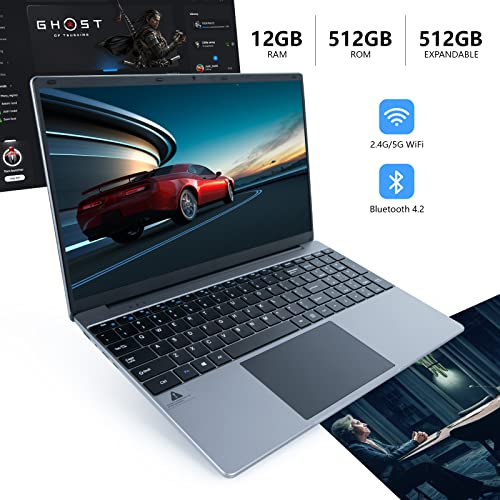Chicbuy Laptop 15.6''12Gb Ddr4 512Gb Ssd Quad-Core Intel Celeron N5095 Processors Windows 11 Laptop Computer,1080P Ips Full Hd Laptop,Usb 3.0,Up To 2.9Ghz,Bluetooth 4.2,2.4G/5G Wifi,Long Battery Life #TOP4