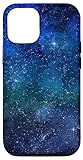 Blue Outer Space Galaxy Watercolor Pattern Art