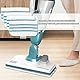 4 Stück Waschbar Mikrofaser -Pad für Black Decker Steam Mop, Mikrofaser Pad Waschbar für Black & Decker Steam Mop Dampfbesen Dampfreiniger, FSM1500、FSM1600、FSM1610、FSM1620、FSM1630、FSMH162