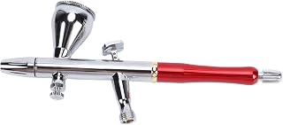 Aolidsive Airbrush 0.3mm Nozzle Portable Mini Air Brush Gun for Nail Art Cake Decoration Model Coloring Art Painting Furniture Repair