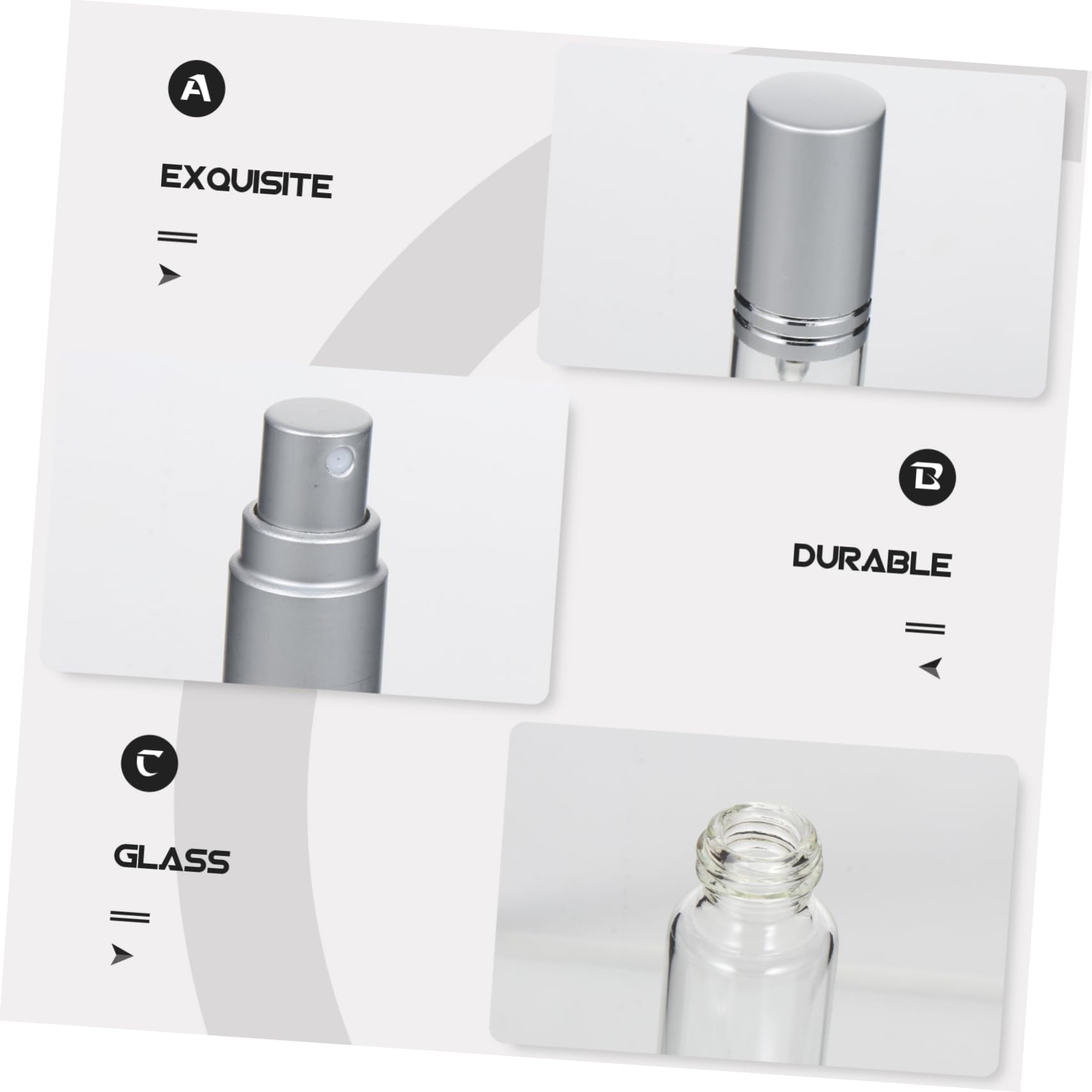 Bamboopack 1 Flacon Diffuseur Vide En Verre Bleu De 150 Ml Pour Aromathérapie, Vase, Parfum, Accessoires Pour Placer Des Huiles Essentielles, Décoration De Chambre