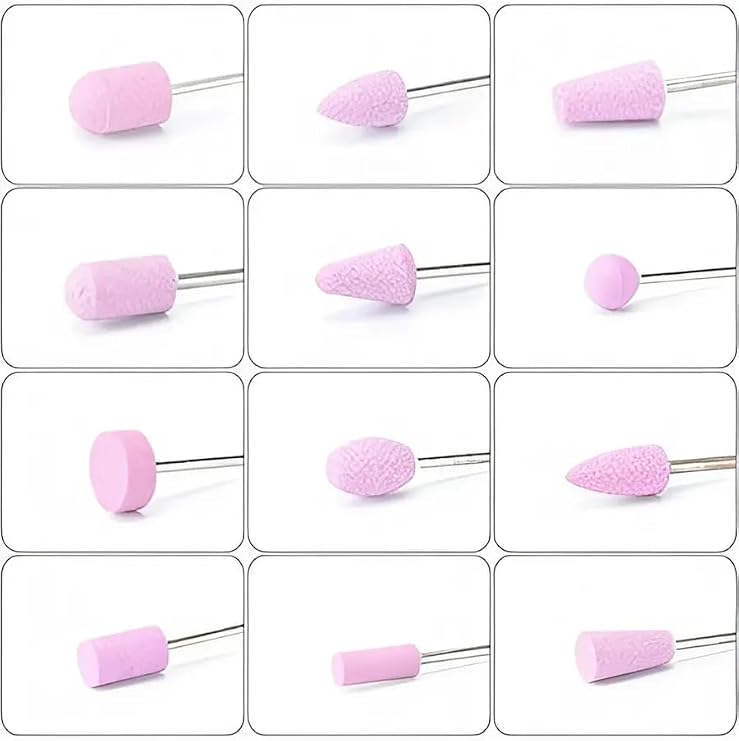 TransForMacion Professional 12 Parça Protez Jel Tırnak Manikür Pedikür Freze Ucu Seti 722927