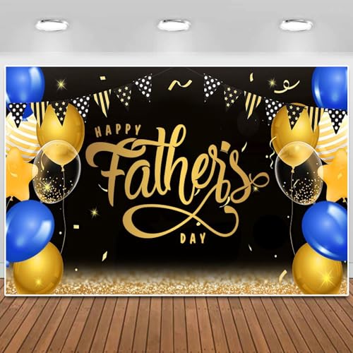 Toile de fond Happy Father's Day en tissu de 2,1x1,5 m pour studio photo de Fête des Pères