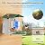 TECKNET Smart Bird Feeder with Camera, 2K UHD Video, AI Bird Species Identification, Instant Arrival Alerts, Solar Powered, Waterproof Birdhouse Camera, Gift for BirdLovers, Family, Green