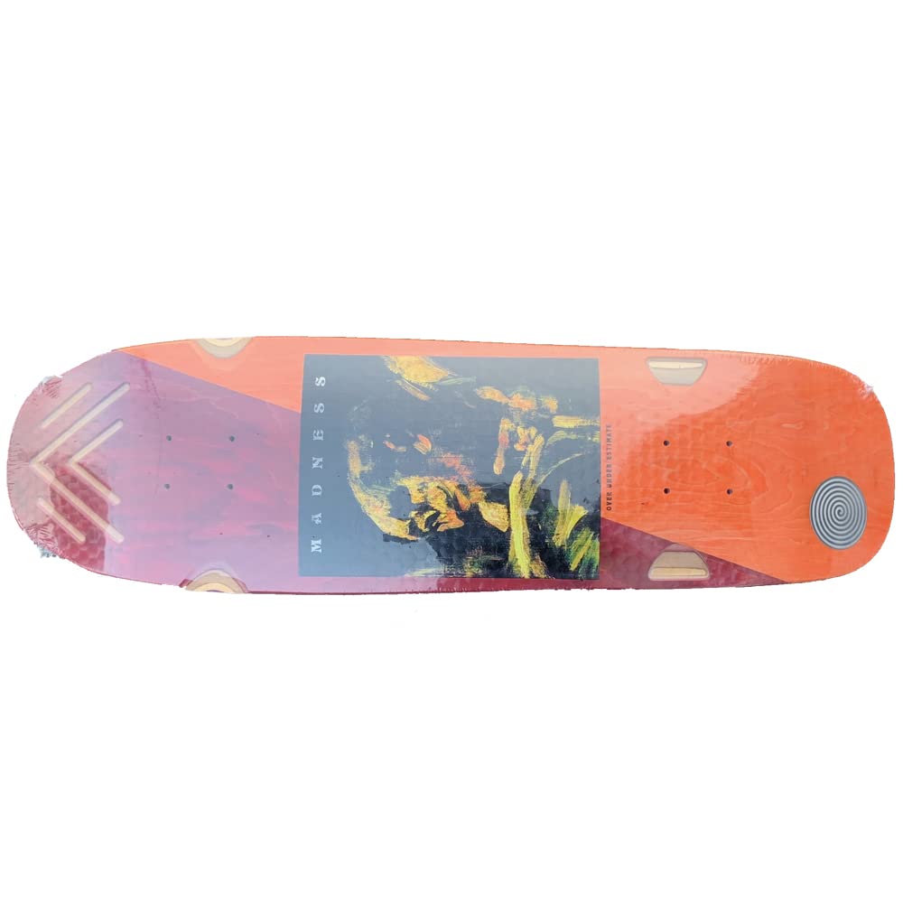 Madness Skateboard Deck Wrath Orange 9.0" x 32"