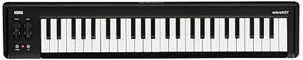 Korg microKEY2-49 - Key iOS-Powerable USB MIDI Controller with Pedal Input