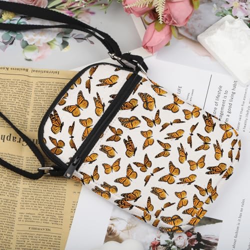 VAMSII Monarch Gift Monarch Mama Crossbody Bag Who Loves Monarchs Travel Bag Butterflies Lover Gift3
