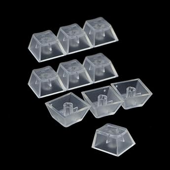 Transparent ABS Keycaps Mechanical Keycaps Matte Illuminated Keycaps Pack of 10