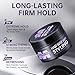 BOLI Hair Styling Wax for Men, All Day Strong Hold Gel, Texturizing & Matte Finish, Styling Pomade for Medium, Thick, Straight, or Wavy Hair (100g)