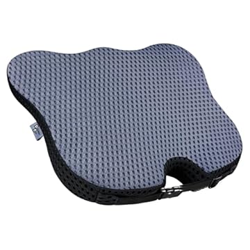 Almofada de assento de carro cunha para dirigir visão ampliada por costas elevadas - Almofada de assento de carro de espuma viscoelástica densa e macia para assento de carro, motorista/passageiro,