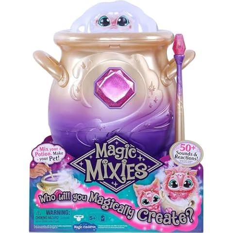 Magic Mixies Misting Cauldron with Interactive Plush Toy Cover