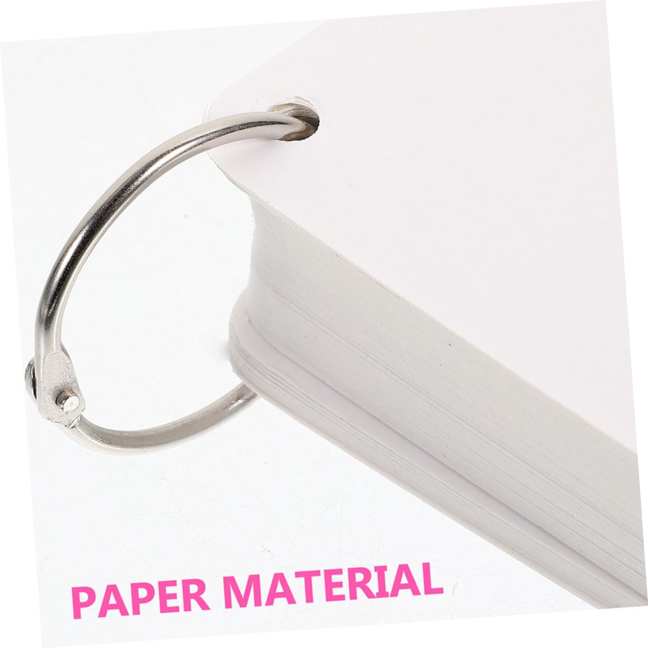 Leere Karteikarten Weiß 300 Blatt aus Papier mit 6 Ringen