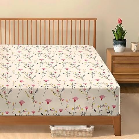 Reliance Bedding 100% Egyptian Cotton Fitted Sheet Cover