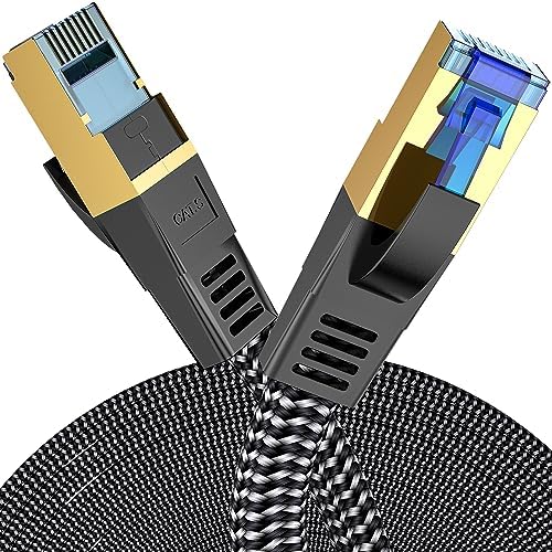 Aazon.co: Snowkids Cat 8 Ethernet Cable 20 FT, Strong Signal, High - View #4