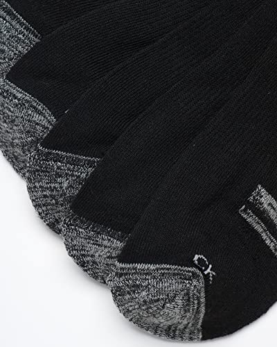 Image of Calvin Klein Mens No Show Socks - 6 Pack Soft Cotton Blend Cushioned Athletic Low Cut Socks for Men for Sports and Running