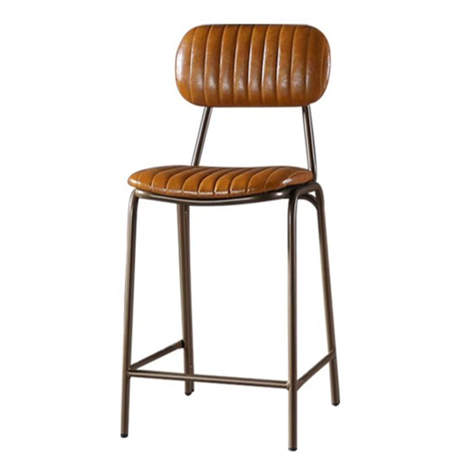Tabouret de bar avec dossier confortable et facile à assembler