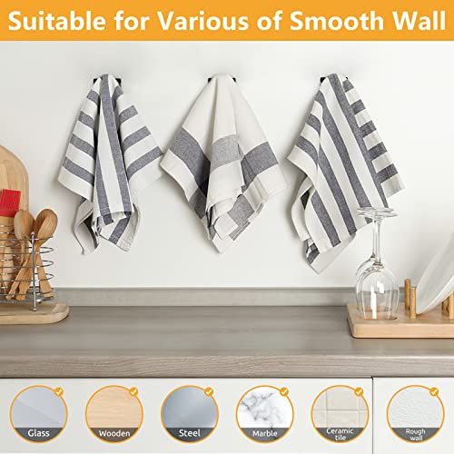 [Upgraded 2 Hooks]Adhesive Hat Hooks For Wall -12 Pack Display Hat Hangers For Wall -Hat Racks For Baseball Cap ,No Drilling Cowboy Hat Hanger Cap Holder Organizer For Room, Closet & Storage Organizer #TOP3