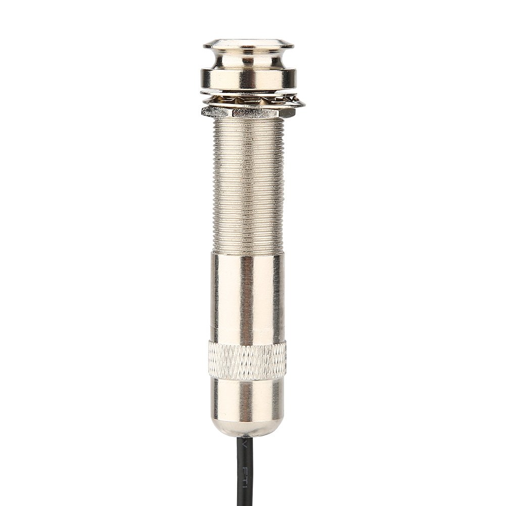 Gitarren Tonabnehmer 300-1 Prewired Pickup Piezo Amplifier Transducer Saiten Tonabnehmer Piezo Mikrofon Selbstklebend für Gitarren Ersatzteile