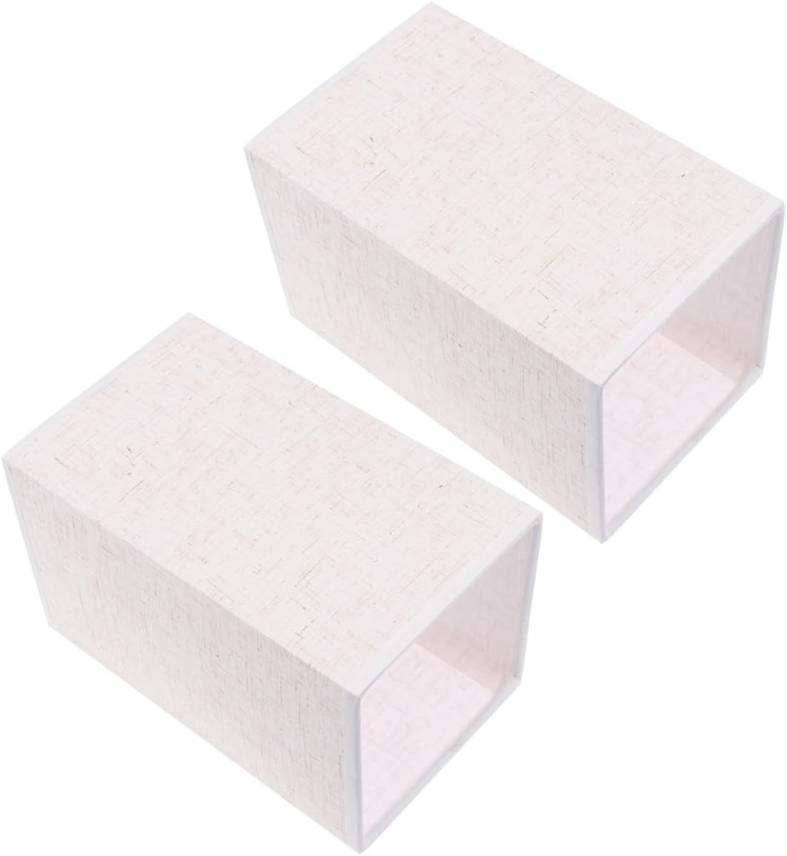 DOITOOL Elegant Fabric Lamp Shade Cover 2pcs Set for Floor Light Wall Light Living Room Study Room Decor