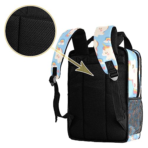 Sac à dos licorne et arc-en-ciel multicolore pour garçon 35cm - 4