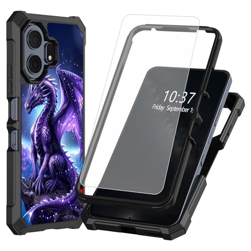 Coque TCL NxtPaper 14 Pro antichoc pour éviter les fissures d'écran avec verre trempé