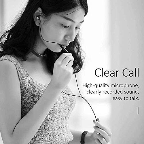 Image of Tessco (CH-239) Digital Stereo in-Ear Wired Metal Universal Earphones Stereo Bass Noise Canceling Sport Headsets with Mic & Volume Control (Black)