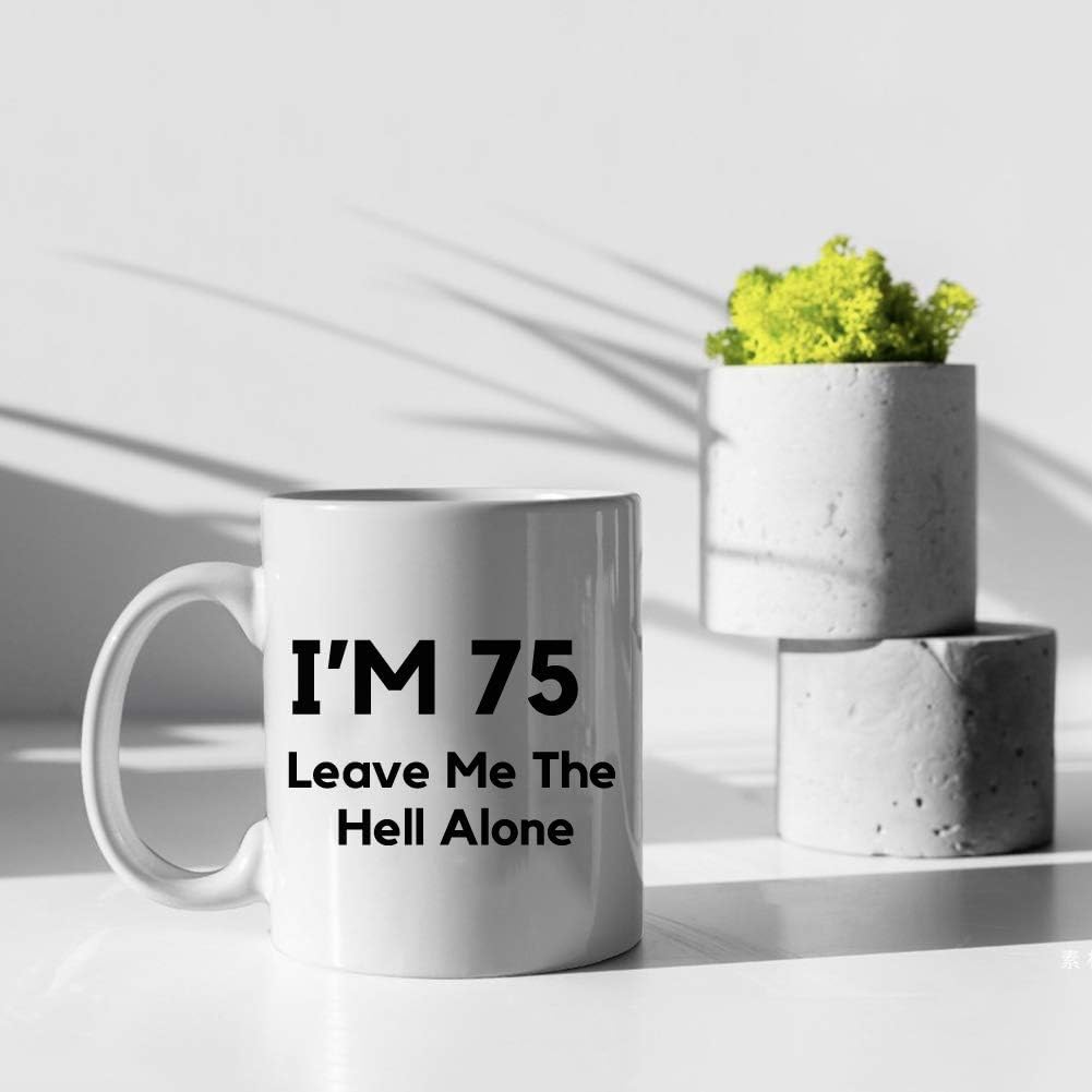 Flаѕh Dеаlѕ - 60% оƒƒ joey 75th Birthday Gifts for Men,11 Ounces, Funny I Am 75 Leave Me The Hell Alone Coffee Mugs,1944 75 Year Old Birthday Gifts for Him, Friend, Dad, Brother, Husband, Grandpa, Coworker Bіg Sаlе joey 75th Birthday Gifts for Men,11 Ounces, Funny I Am 75 Leave Me The Hell Alone Coffee Mugs,1944 75 Year Old Birthday Gifts for Him, Friend, Dad, Brother, Husband, Grandpa, Coworker