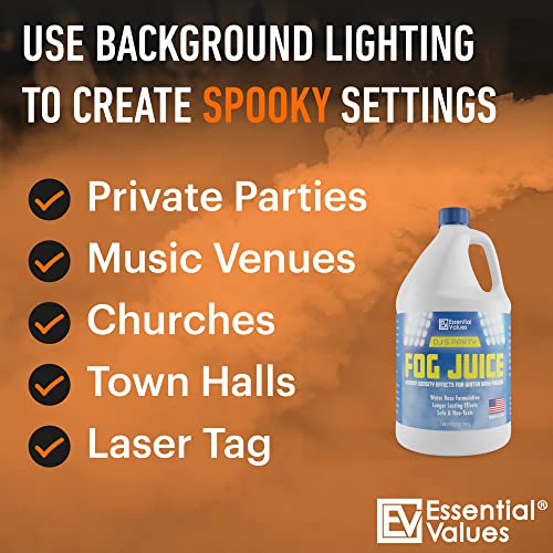 Smoke Machine Fog, Fluid For Fogging Machines – Fog Juice That Produces Long-Lasting Medium Density Smoke For Water-Based Foggers, For 400-1500 Watt Machines #TOP7