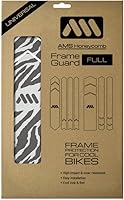 Vista 55 de All Mountain Style Protector de Marco de Bicicleta Extra - Ajuste Universal, Juego de 10 Piezas para Tubo Descenso, Portacadenas, Desgaste