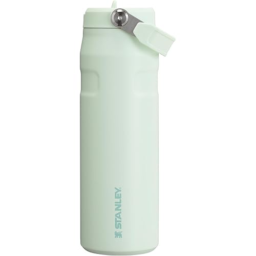 Stanley IceFlow Flip Straw 2.0 Water Bottle 24 oz | Built-In Straw for Travel and Sports | Lightweight and Leak Resistant | Insulated Stainless Steel | BPA-Free | Mist