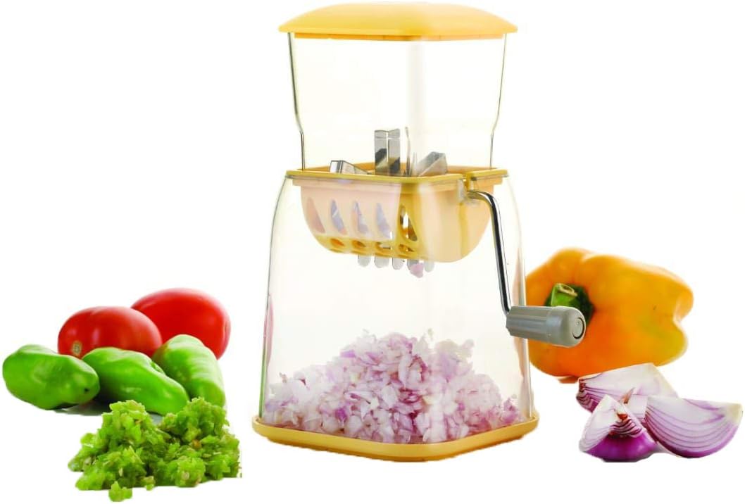 Slings Plastic Kitchen Onion, Chilly, Dry Fruit & Vegetable Cutter (Colour May Vary)