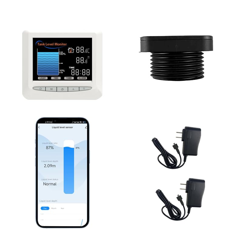 EPTTECH Smart TLC2326LS WL WiFi LORA Remote Ultrasonic Liquid Level Controller Water Tank Monitor Alarm Water Level Monitoring System TUYA APP Smart Life