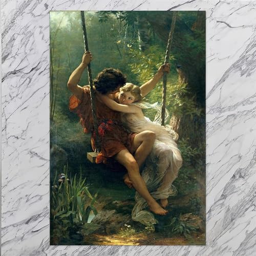 Toile Pierre Auguste Printemps | Émotion et poésie murale