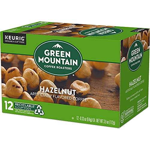 Image of Green Mountain Coffee Roasters Hazelnut Keurig Single-Serve K-Cup pods, Light Roast Coffee, 12 Count
