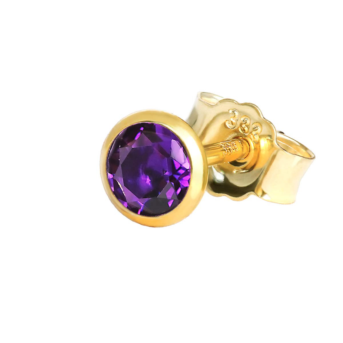 Anello in oro giallo con ametista idrotermale - STANOPPI - Luxury Zone