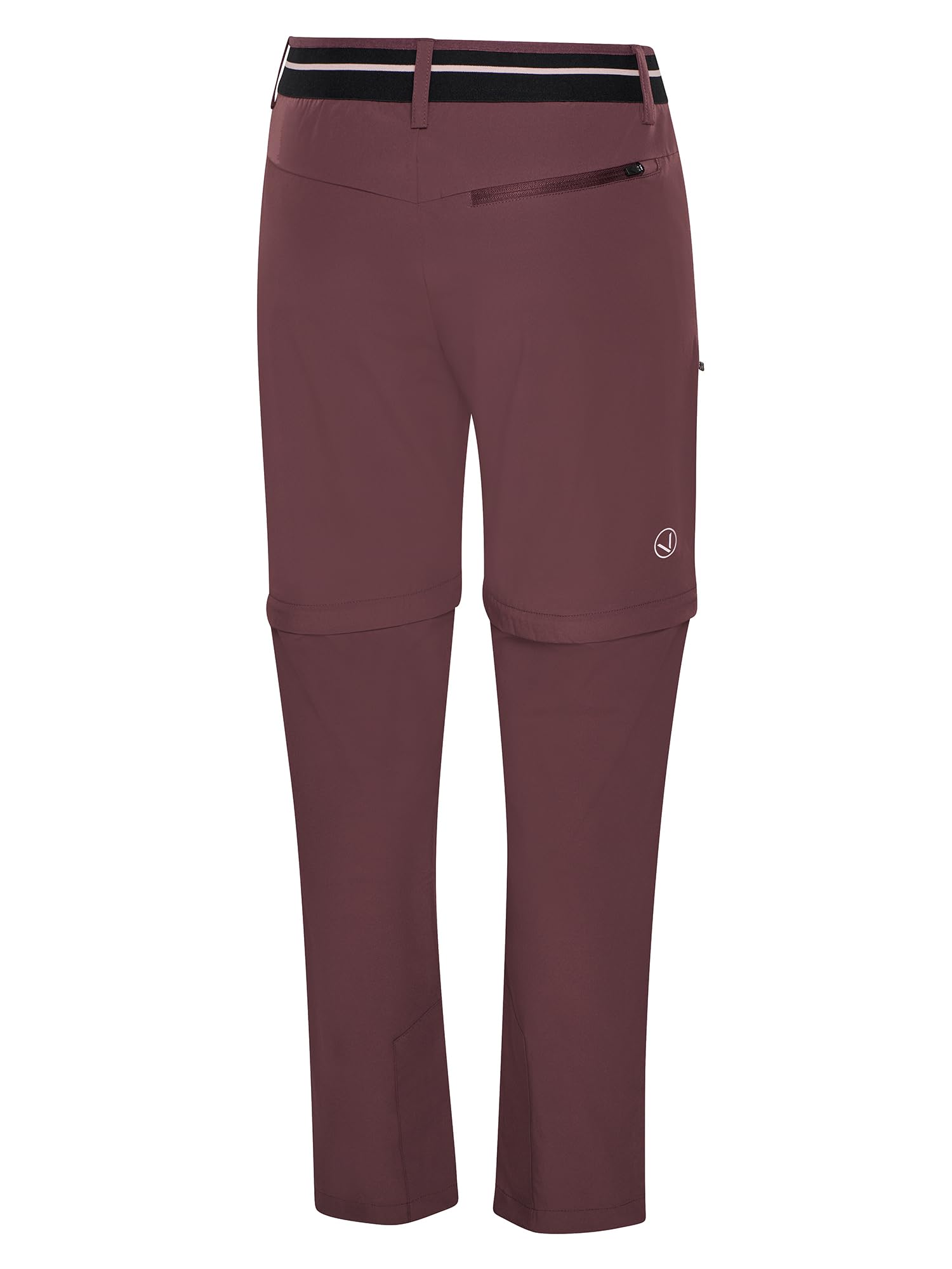 Black Crevice Damen T- Zip Off Leg Trekkinghose I Damen Wanderhose mit abnehmbaren Beinen I atmungsaktive, strapazierfähige & Wasserabweisende Outdoor-Hose
