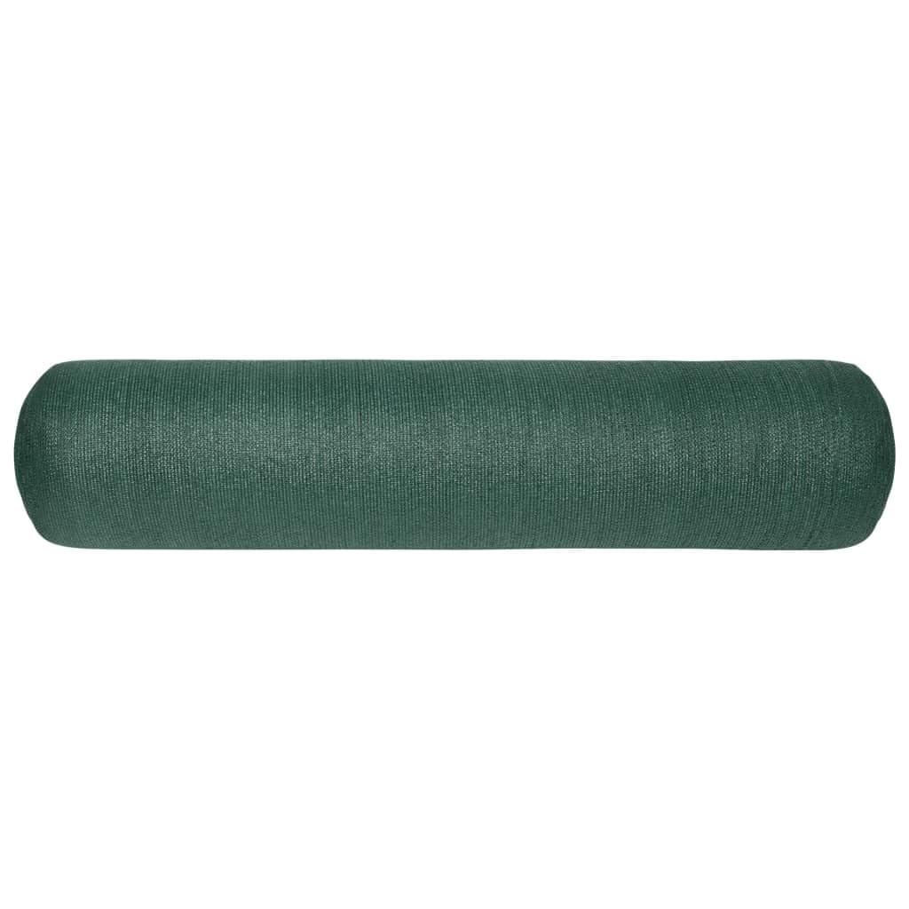 Osłona ogrodzenia, zielona, 1 x 50 m, HDPE 150 g/m², odporna na promieniowanie UV, oddychająca ochrona przed wzrokiem do ogrodu, na taras, balkon, ochrona przed wiatrem i słońcem