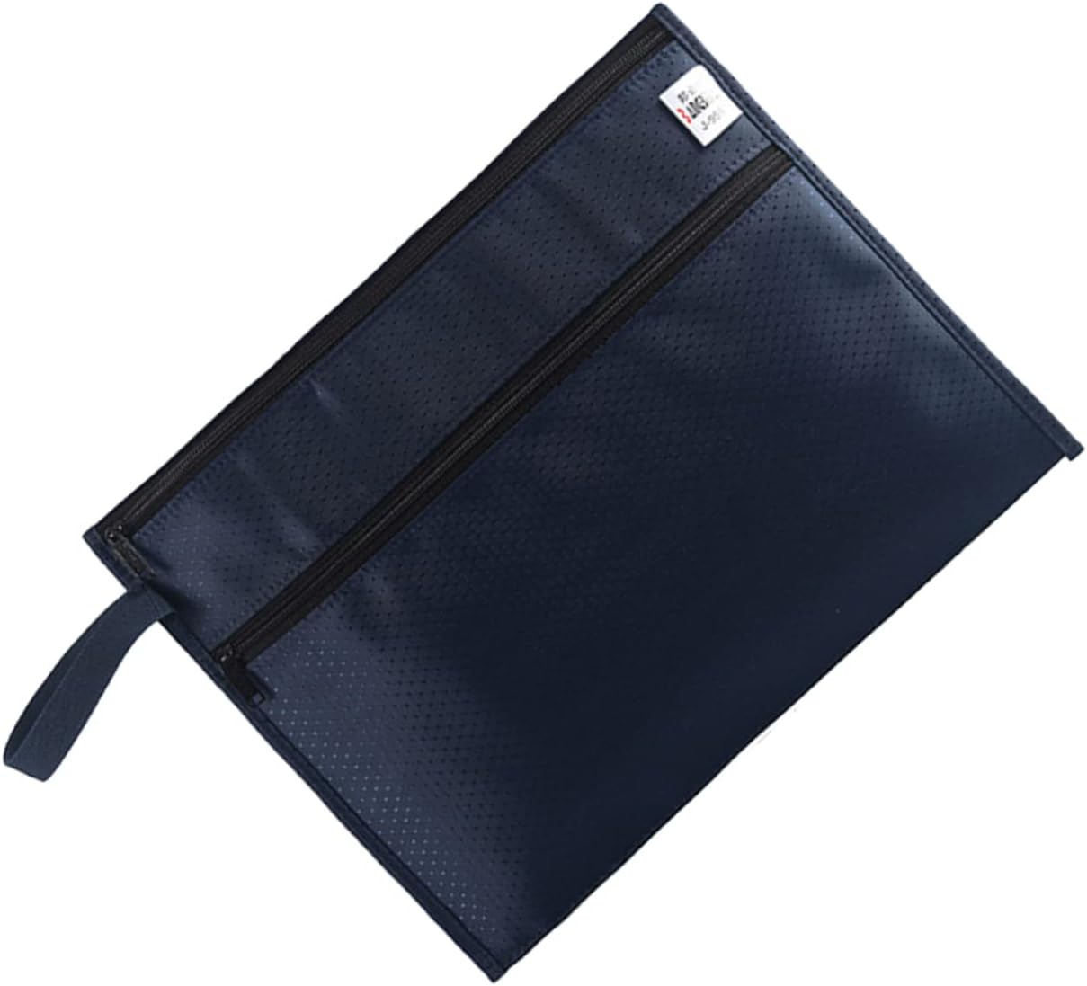 Angoily Zipper File Bag Oxford Cloth Document Storage Folder Portable Zipper Pouch for Office Supplies and Travel Accessories for Organizing Important Papers and Files