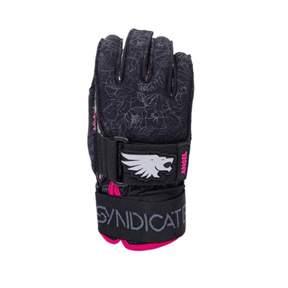 HO Syndicate Angel Inside Out Womens Waterski Gloves Black/Pink Sz XXS