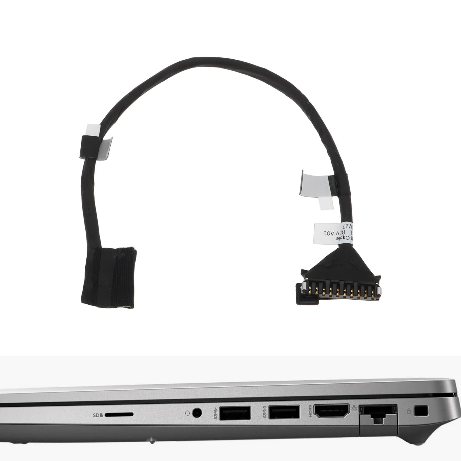 OTOTEC 2 x kabel baterii do laptopa C2NNY 0C2NNY kompatybilny z Dell Latitude 5520 5521