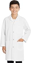 100% Cotton Kids Lab Coat, Child's Lab Jacket, Children Boys & Girls White Jacket, Scientist/Doctor Coat, Food Safety, Medical Showing, Fancy Dress Suitable for 8-12 Years