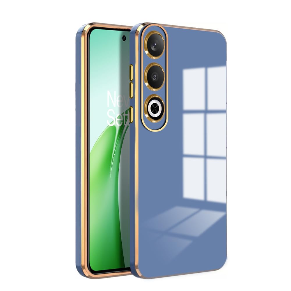 KARWAN® Luxury 6D Chrome Back Cover Case Compatible for Oneplus Nord CE4 |Slim Shockproof Soft TPU | Raised Lips Protection | Camera Protection | Stylish Back Case and Cover | -Blue (B0D3XL83QQ) Amazon Price History, Amazon Price Tracker