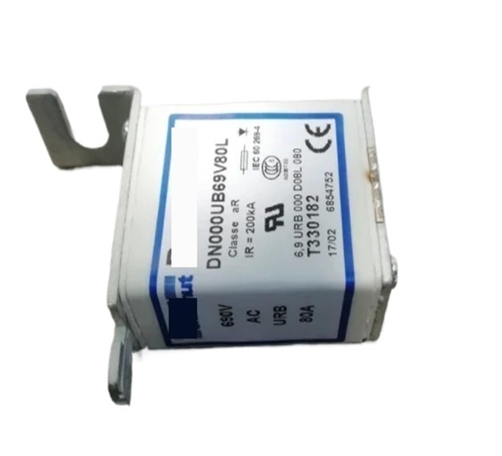 Fusibles DN000UB69V80L couteau HPC cartouche industrielle 100L 125L