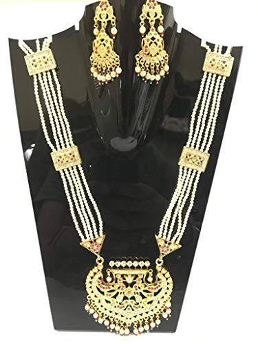 Grand Moti Rani haar Gold Plated 