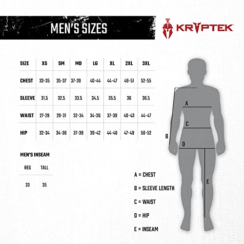Kryptek Mens Cronos Half Zip Stealthy Camo Long Sleeve Hunting Shirt Jackets And Vests, Highlander, Medium Us #TOP4