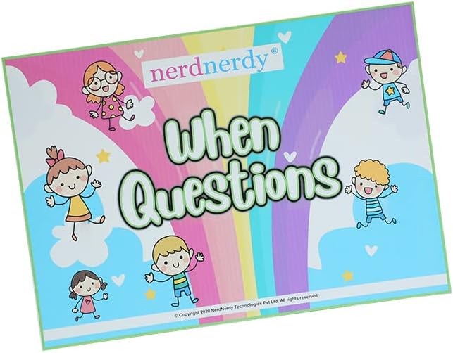 NerdNerdy When Questions/Autism/Speech Therapy Material/Special Need/Occupational Therapy/ABA Therapy/Sensory Material