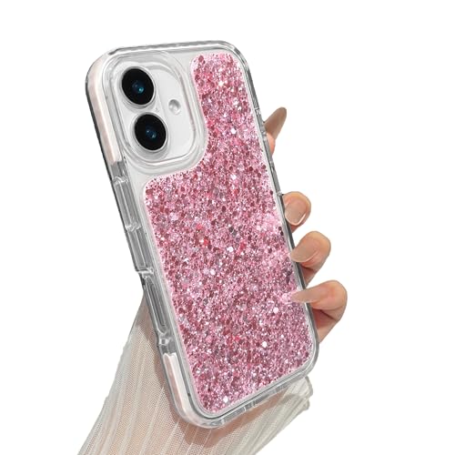 ZTOFERA for iPhone 16 Plus �P�[�X, ���O�W���A���[ �u�����O �O���b�^�[ �d�b �P�[�X �ϋv�� TPU �X�p�[�N�� �ϏՌ� �ی�I �J�o�[ �ɂƂ��� ���q ���� - �s���N