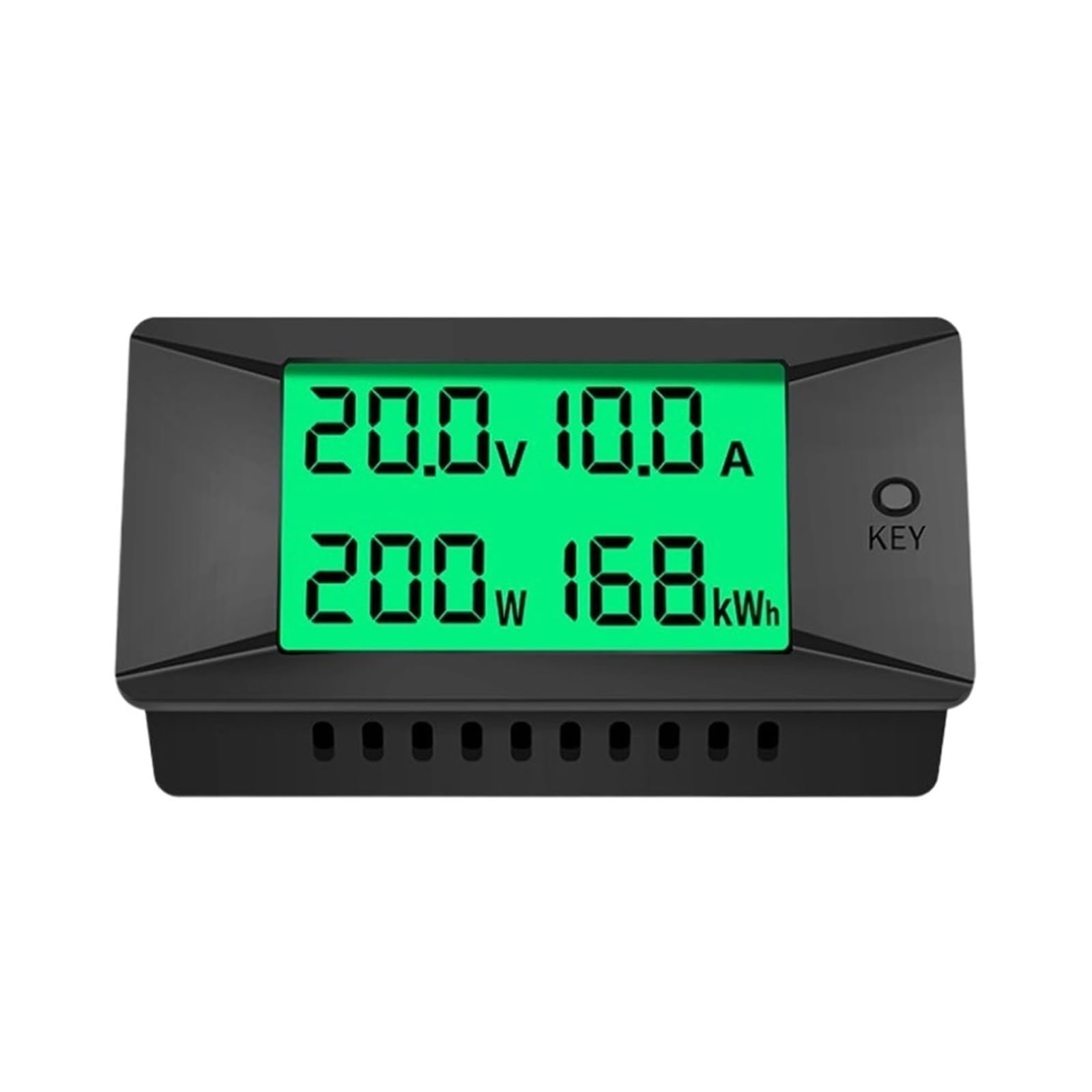 Watt mètre ampèremètre LCD numérique 300A idéal pour suivi panneau solaire