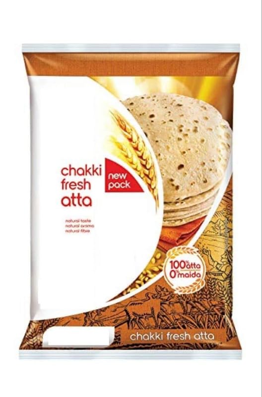 Altasdeer Agro Chakki Fresh Atta, 5 Kg 100 Whole Wheat Flour, 0